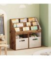 vidaXL Kids Bookshelf Old Wood 72.5 x 29.5 x 69 cm Engineered Wood