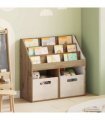vidaXL Kids Bookshelf Artisan Oak 72.5 x 29.5 x 69 cm Engineered Wood
