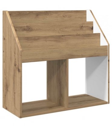 vidaXL Kids Bookshelf Artisan Oak 72.5 x 29.5 x 69 cm Engineered Wood