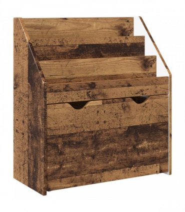 vidaXL Kids Bookshelf Old Wood 60 x 29.5 x 69 cm Engineered Wood