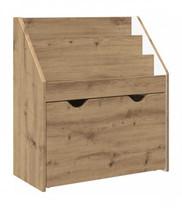 vidaXL Kids Bookshelf Artisan Oak 60 x 29.5 x 69 cm Engineered Wood