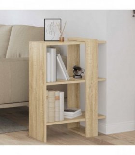 vidaXL Bookshelf Sonoma Oak 52 x 25 x 71.5 cm Engineered Wood