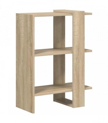 vidaXL Bookshelf Sonoma Oak 52 x 25 x 71.5 cm Engineered Wood