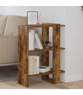 vidaXL Bookshelf Smoked Oak 52 x 25 x 71.5 cm Engineered Wood