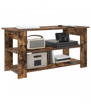 vidaXL TV stand Smoked Oak 100 x 40 x 50 cm