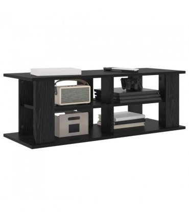 vidaXL TV stand Black Oak 96 x 35 x 33.5 cm