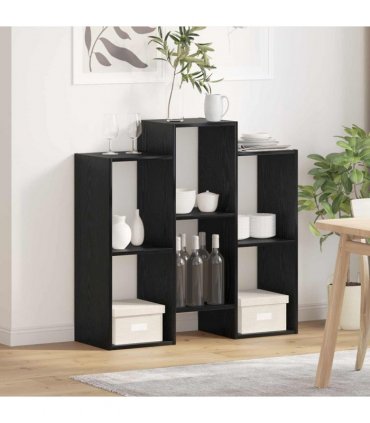 vidaXL Sideboard Black Oak 90 x 30 x 90 cm