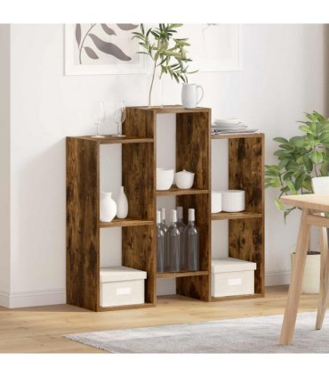 vidaXL Sideboard Smoked Oak 90 x 30 x 90 cm