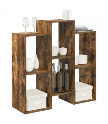 vidaXL Sideboard Smoked Oak 90 x 30 x 90 cm