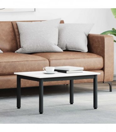 vidaXL Coffee Table White 70 x 50 x 36 cm Solid Pine Wood