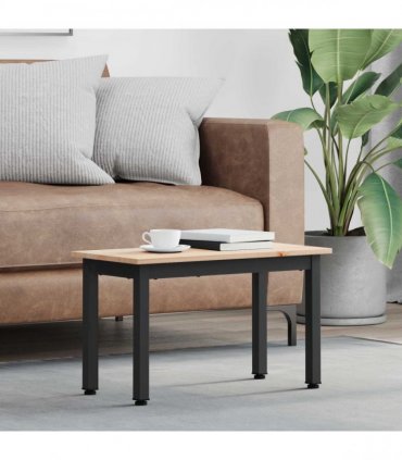 vidaXL Coffee Table Natural 60 x 30 x 36 cm Solid Pine Wood