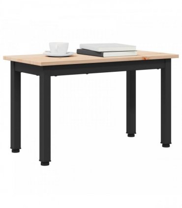 vidaXL Coffee Table Natural 60 x 30 x 36 cm Solid Pine Wood
