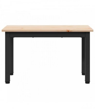 vidaXL Coffee Table Natural 60 x 30 x 36 cm Solid Pine Wood