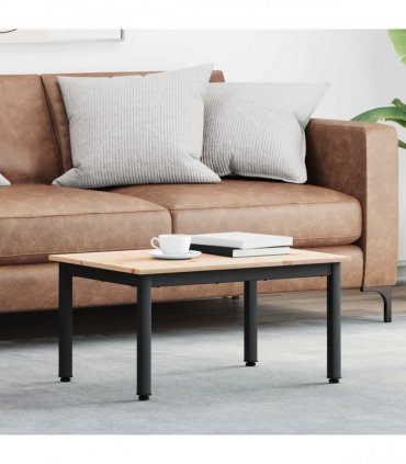 vidaXL Coffee Table Natural 70 x 50 x 36 cm Solid Pine Wood