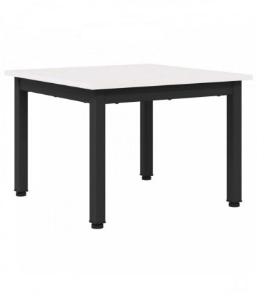 vidaXL Coffee Table White 50 x 50 x 36 cm Solid Pine Wood