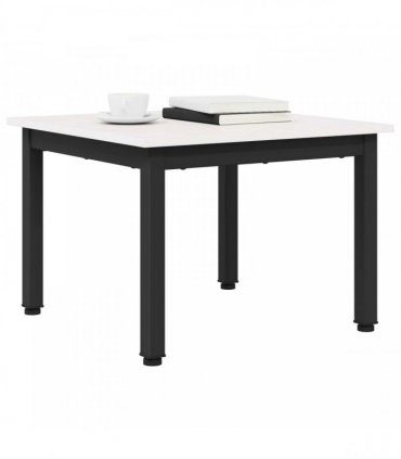 vidaXL Coffee Table White 50 x 50 x 36 cm Solid Pine Wood