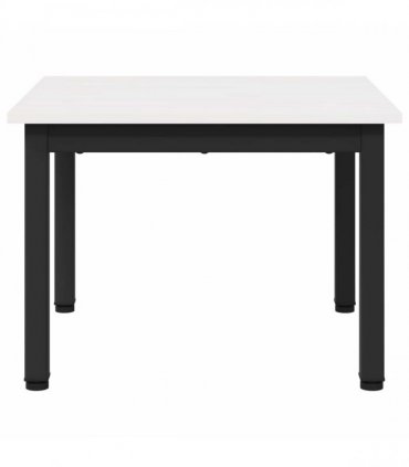 vidaXL Coffee Table White 50 x 50 x 36 cm Solid Pine Wood
