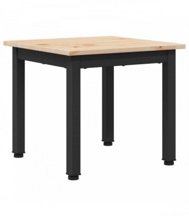 vidaXL Coffee Table Natural 40 x 40 x 36 cm Solid Pine Wood