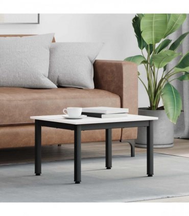 vidaXL Coffee Table White 60 x 50 x 36 cm Solid Pine Wood