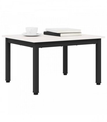 vidaXL Coffee Table White 60 x 50 x 36 cm Solid Pine Wood