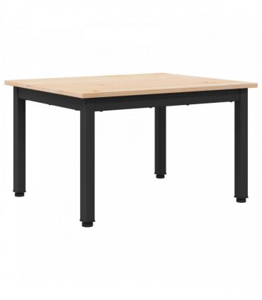 vidaXL Coffee Table Natural 60 x 50 x 36 cm Solid Pine Wood