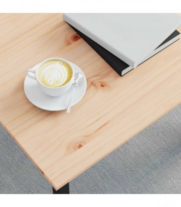 vidaXL Coffee Table Natural 60 x 50 x 36 cm Solid Pine Wood