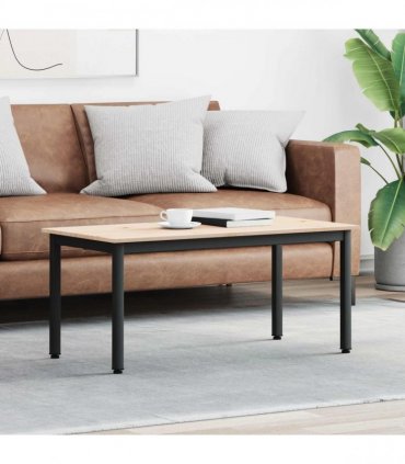 vidaXL Coffee Table Natural 100 x 50 x 45 cm Solid Pine Wood