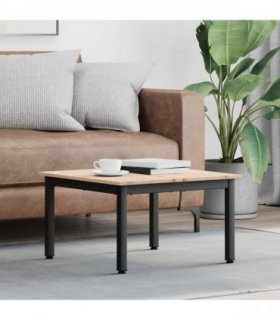 vidaXL Coffee Table Natural 60 x 60 x 36 cm Solid Pine Wood