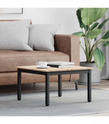 vidaXL Coffee Table Natural 60 x 60 x 36 cm Solid Pine Wood