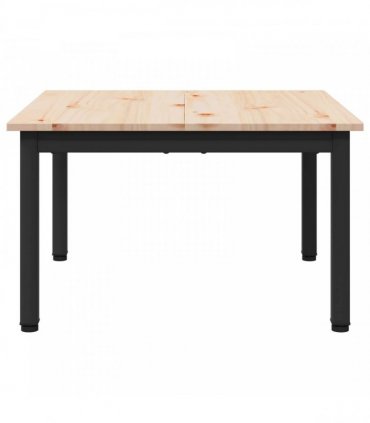 vidaXL Coffee Table Natural 60 x 60 x 36 cm Solid Pine Wood