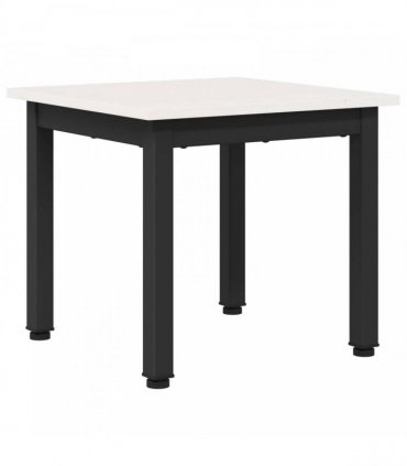 vidaXL Coffee Table White 40 x 40 x 36 cm Solid Pine Wood
