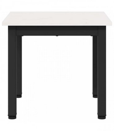 vidaXL Coffee Table White 40 x 40 x 36 cm Solid Pine Wood