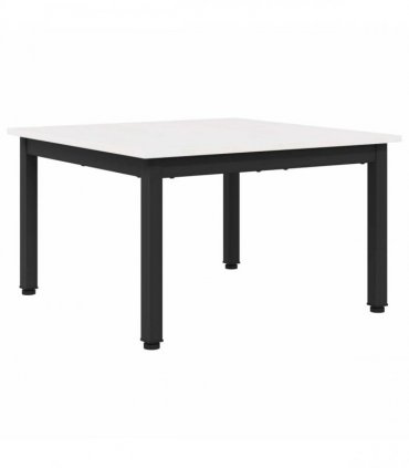 vidaXL Coffee Table White 60 x 60 x 36 cm Solid Pine Wood