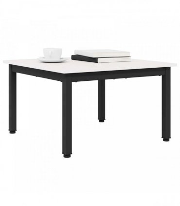 vidaXL Coffee Table White 60 x 60 x 36 cm Solid Pine Wood