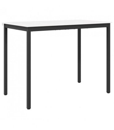 vidaXL Bar Table White 140 x 80 x 105 cm Solid Pine Wood