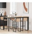 vidaXL Bar Table Natural 180 x 90 x 105 cm Solid Pine Wood