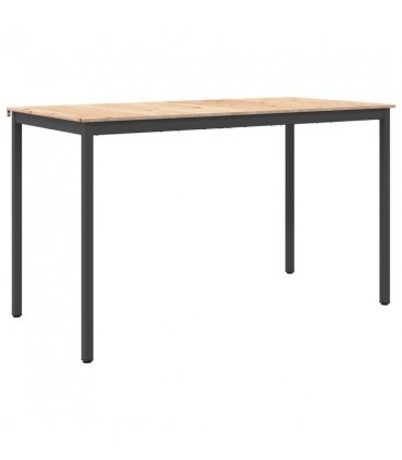 vidaXL Bar Table Natural 180 x 90 x 105 cm Solid Pine Wood