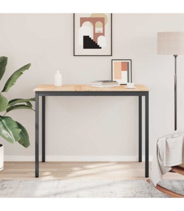 vidaXL Bar Table Natural 140 x 80 x 105 cm Solid Pine Wood