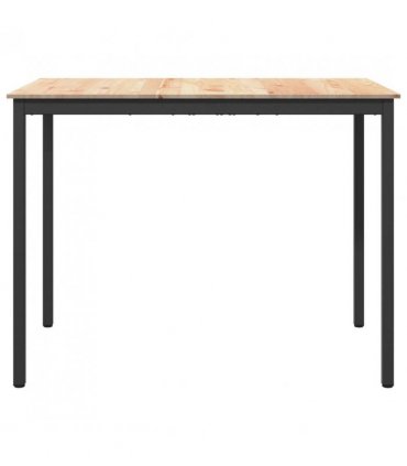 vidaXL Bar Table Natural 140 x 80 x 105 cm Solid Pine Wood