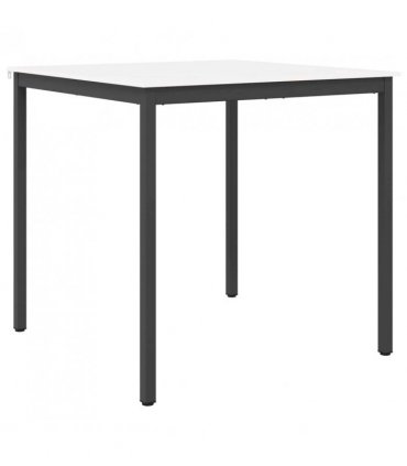 vidaXL Bar Table White 110 x 110 x 105 cm Solid Pine Wood