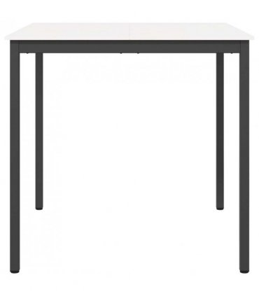 vidaXL Bar Table White 110 x 110 x 105 cm Solid Pine Wood