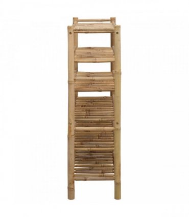 vidaXL Shoe Rack with Shelf Natural 68 x 28 x 96 cm Bamboo — Size: 6 tires