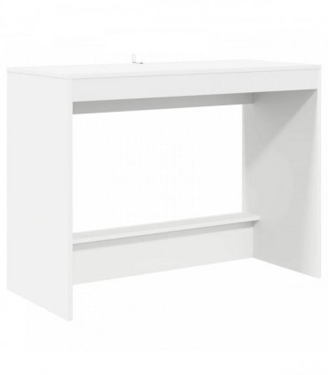 vidaXL Bed Desk White Engineered Wood 100 x 45 x 75 cm