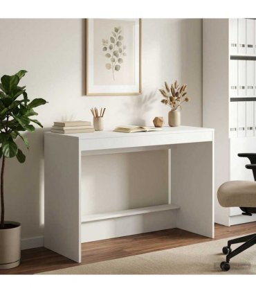 vidaXL Bed Desk White Engineered Wood 100 x 45 x 75 cm