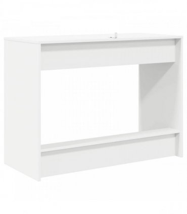 vidaXL Bed Desk White Engineered Wood 100 x 45 x 75 cm