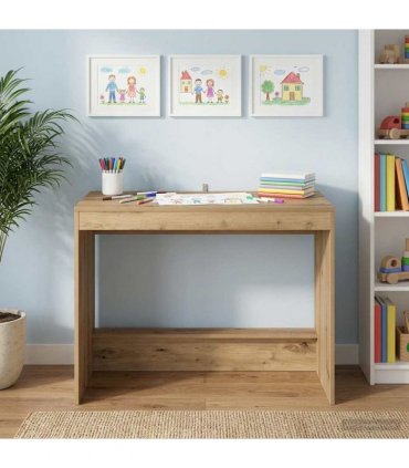 vidaXL Bed Desk Artisan Oak Engineered Wood 100 x 45 x 75 cm