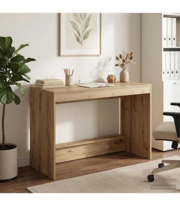 vidaXL Bed Desk Artisan Oak Engineered Wood 100 x 45 x 75 cm