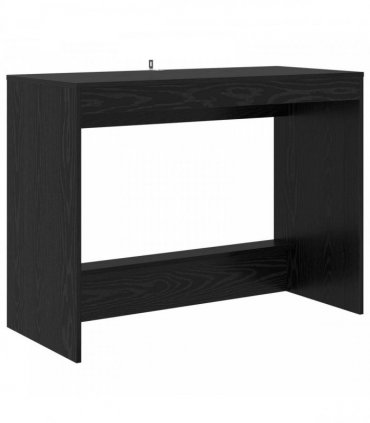 vidaXL Bed Desk Black Oak Engineered Wood 100 x 45 x 75 cm