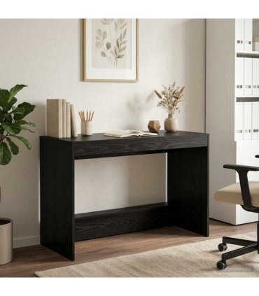 vidaXL Bed Desk Black Oak Engineered Wood 100 x 45 x 75 cm