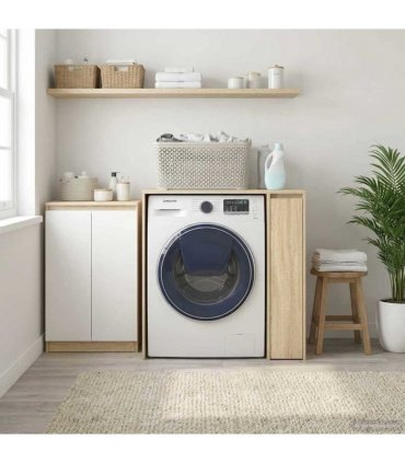 vidaXL Wash Machine Cabinet Sonoma 87 x 60 x 89 cm Engineered wood — Colour: Sonoma oak